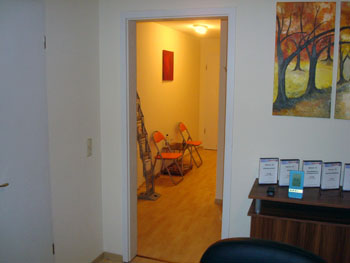 Praxis Bautzen - Blick in das Wartezimmer